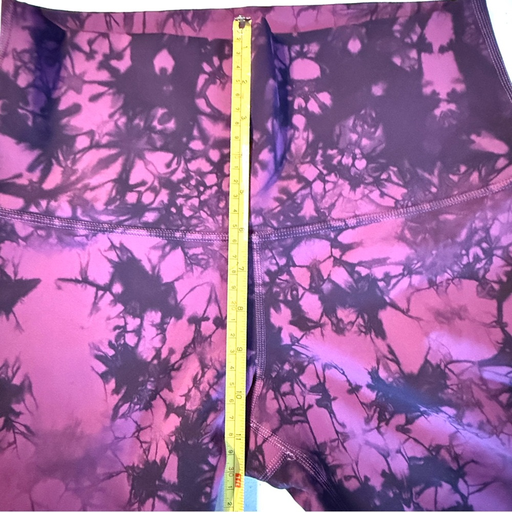 Lululemon -Wunder Under Pant (Hi-Rise)- Shibori Darkest Magenta Black - 10 - EUC - Picture 10 of 15